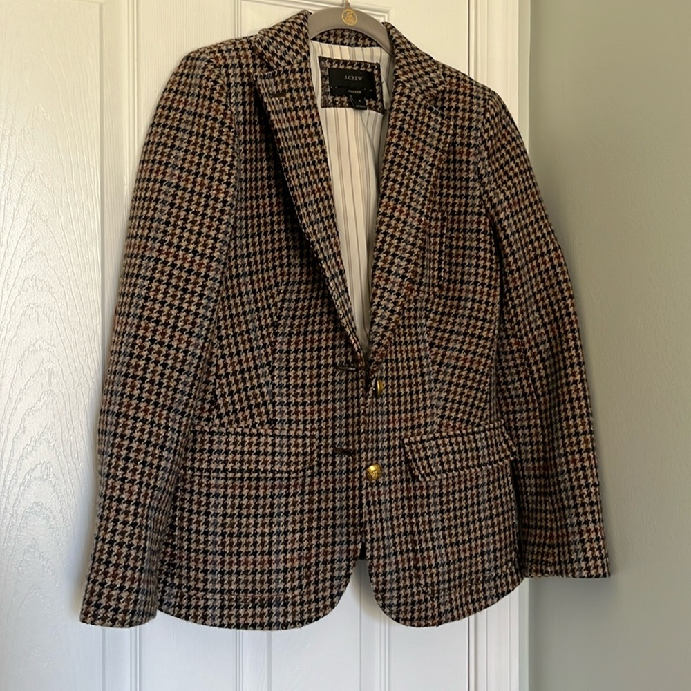 J. Crew Rhodes Blazer Houndstooth 2